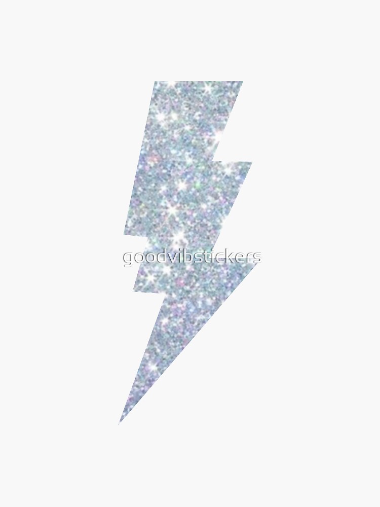 Sparkle lightning bolt design by goodvibstickers