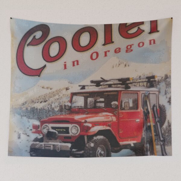 Item preview, Cooler in Oregon with FJ40  designed and sold by Thecrazygreek.