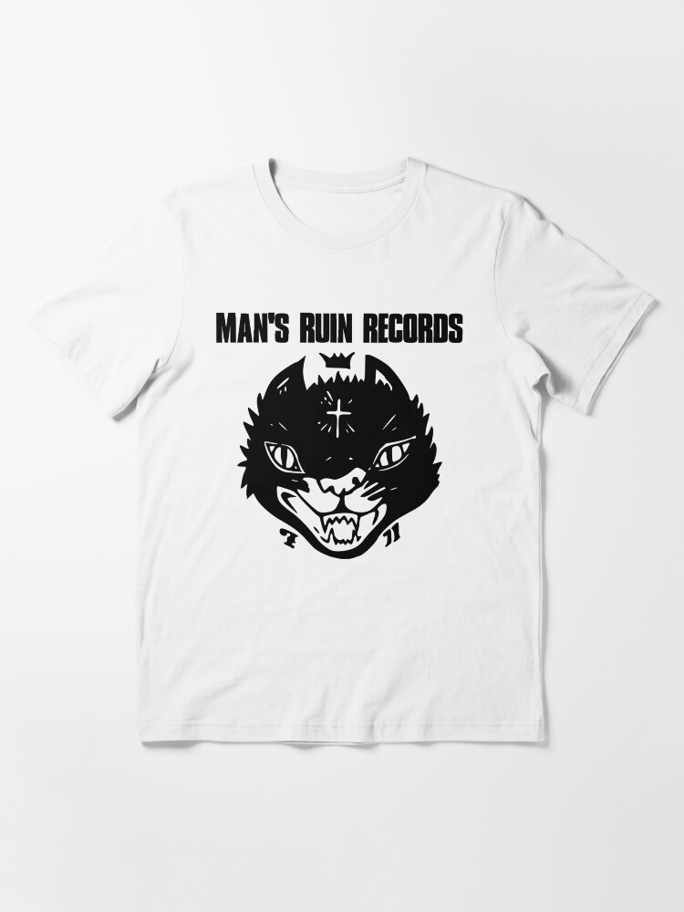 Alternate view of Man's Ruin Records Cat Essential T-Shirt