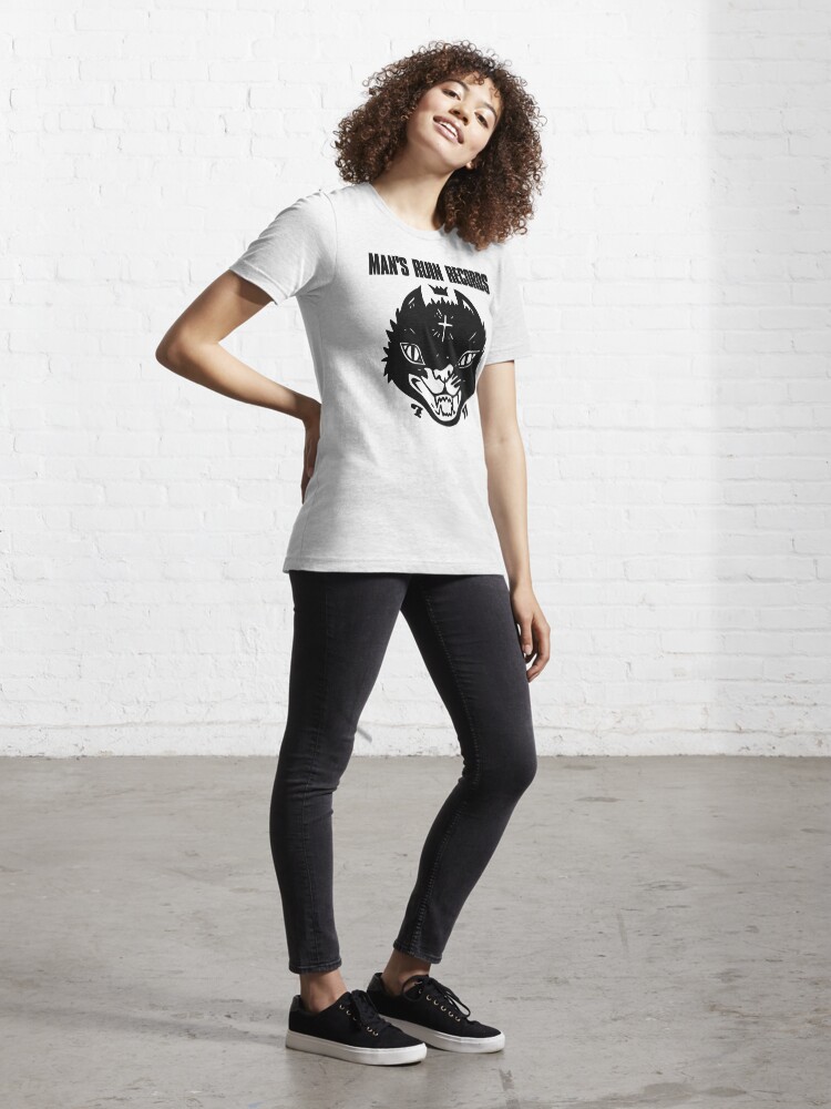 Alternate view of Man's Ruin Records Cat Essential T-Shirt