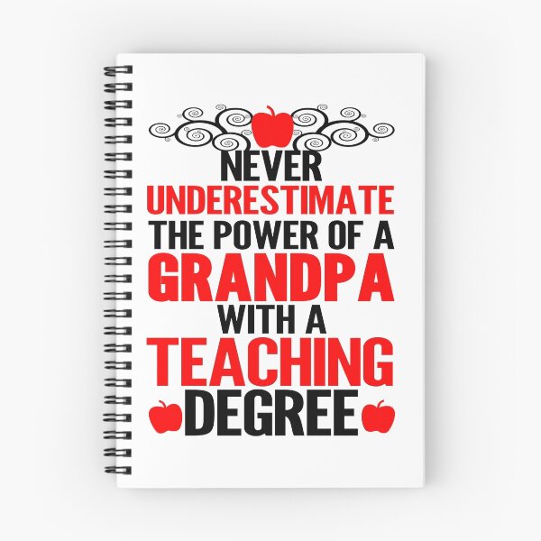 Item preview, Never Underestimate The Power Of A Grandpa With A Teaching Degree designed and sold by evahhamilton.
