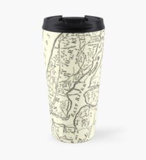 Taza de viaje Vintage Map of New York City (1893)