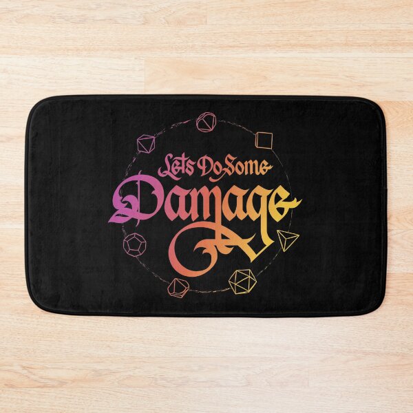 Item preview, Let's Do Some Damage Bright Calligraphy designed and sold by polliadesign.