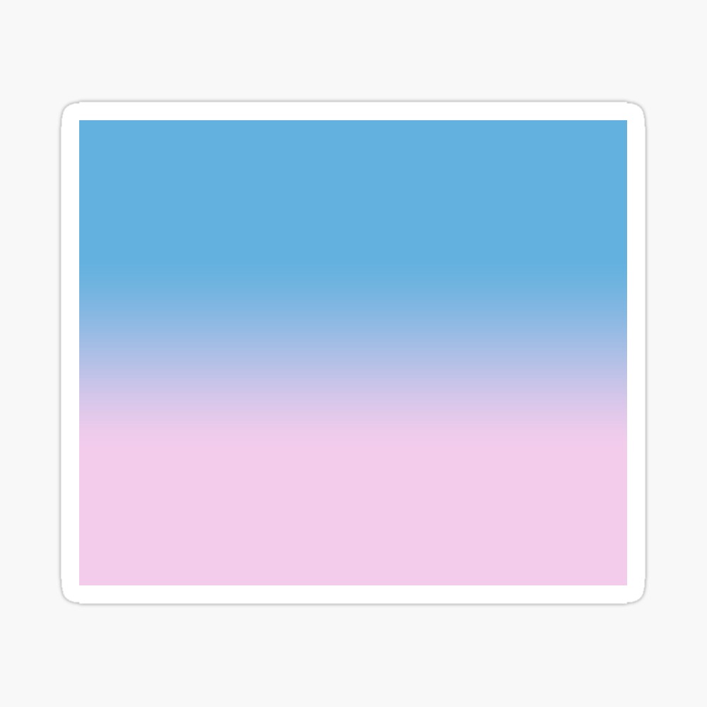 Lámina metálica «Pastel azul y rosa degradado» de aflwoodger | Redbubble