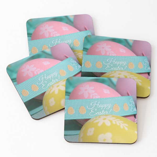 Item preview, Easter Eggs and Happy Easter Ribbon designed and sold by pinkal.