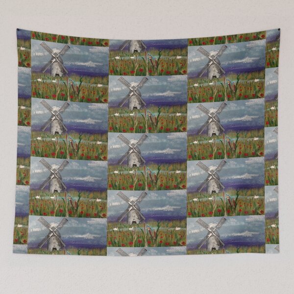 Item preview, Windmill by the waterside designed and sold by Laura Crean.