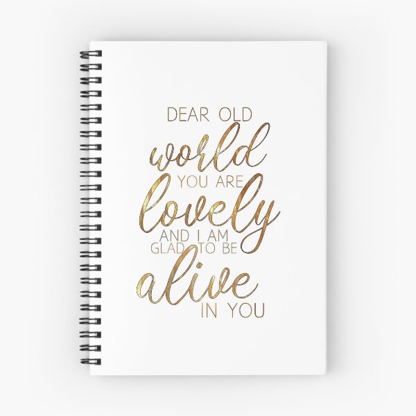 Item preview, Anne of Green Gables-Inspired "Dear Old World" designed and sold by mulberrydragon.