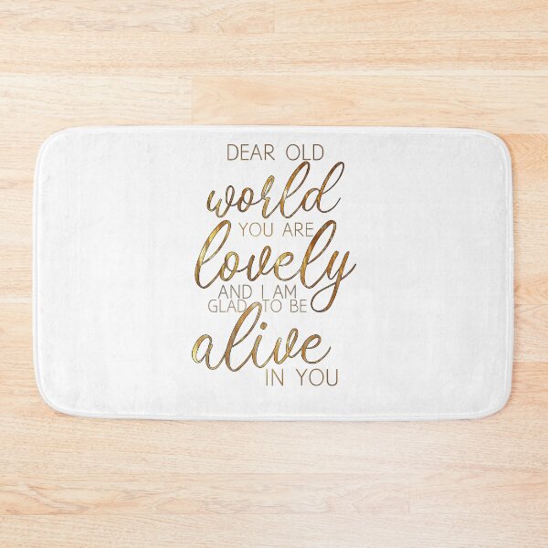 Item preview, Anne of Green Gables-Inspired "Dear Old World" designed and sold by mulberrydragon.