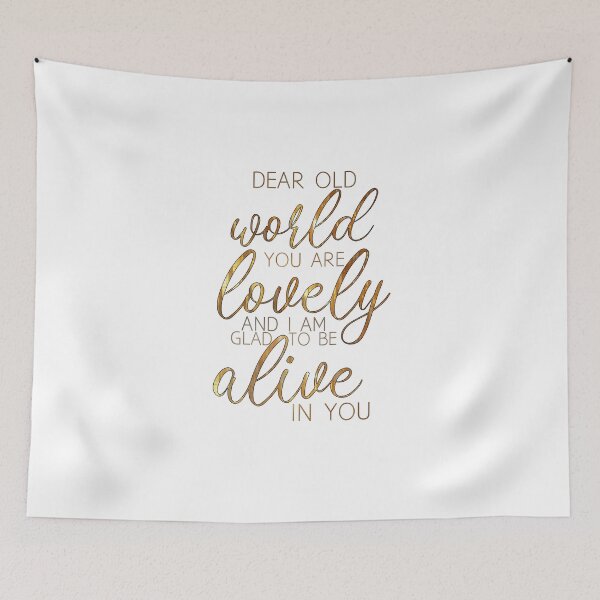 Item preview, Anne of Green Gables-Inspired "Dear Old World" designed and sold by mulberrydragon.
