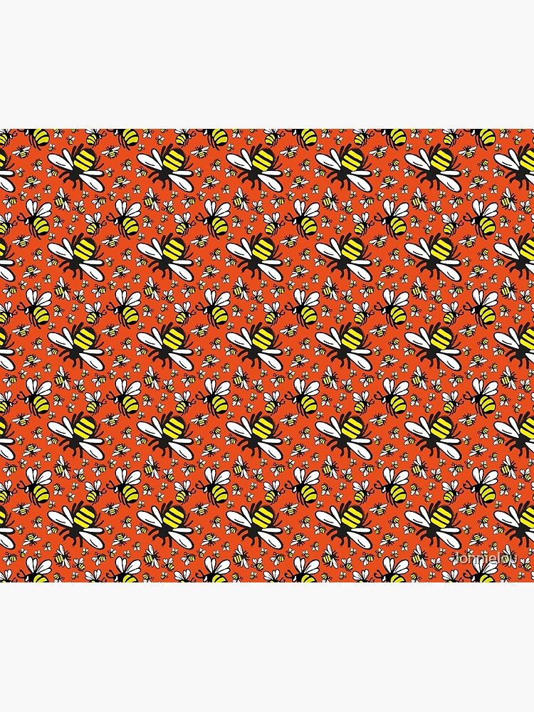 Buzzy Bee and his little ones in ORANGE by lonnielou