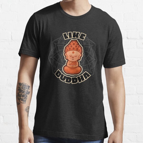 Cartoon India Buddha "Like Buddha" Essential T-Shirt