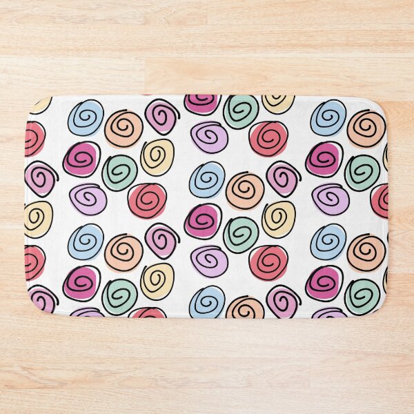 Item preview, Whimsical circle spring flower doodles designed and sold by TheDoodleFairy.