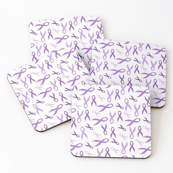 Item preview, Purple Awareness Ribbon Gift Eating Disorders Lupus Pancreatic Cancer Recovery Fibromyalgia Get Well Gift designed and sold by TheOnyxCastle.