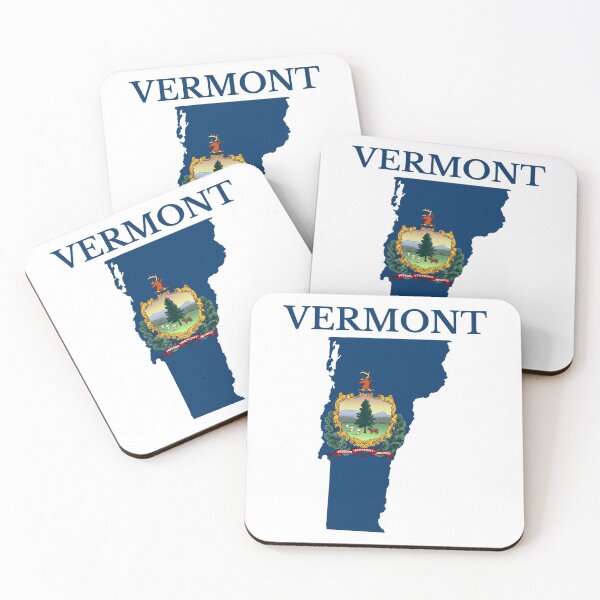 Item preview, Vermont State Flag Map designed and sold by marosharaf.