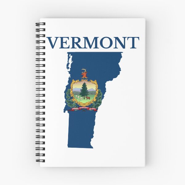Item preview, Vermont State Flag Map designed and sold by marosharaf.
