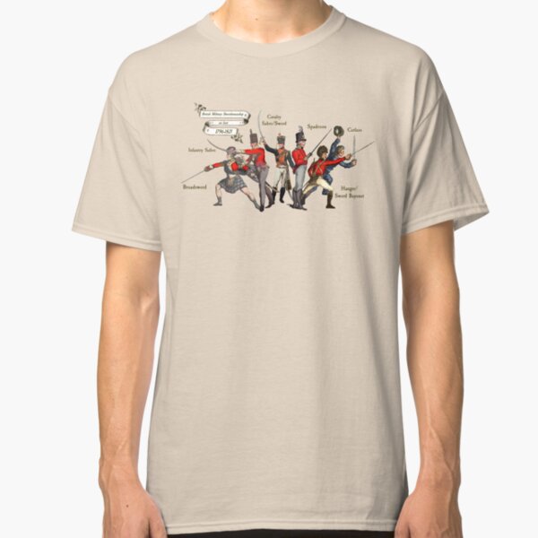 British Military Swordsmanship 1796-1821 Classic T-Shirt