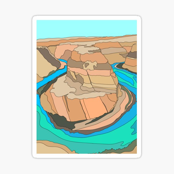 Item preview, horseshoe bend graphic designed and sold by olivia-krig.