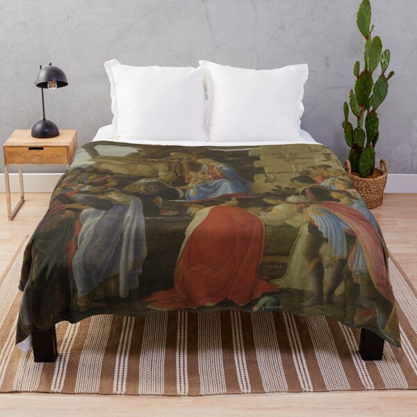 Item preview, Botticelli: Adoration of the Magi, Mary and Baby Jesus designed and sold by The Great Art.