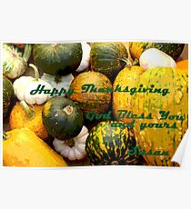 Happy Thanksgiving Poster