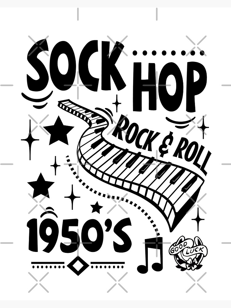 1950s Sock Hop Dance Party Rockabilly Music 50s Rock and Roll Doo