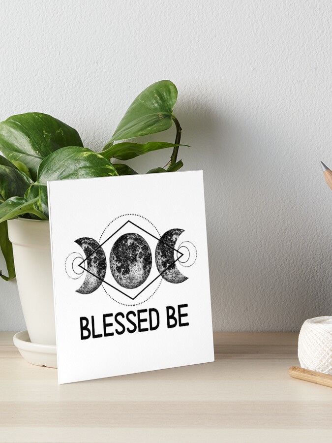 Wicca - Calcomanía De Vinilo Con Diseño De Bruja Pagana Con Triple Luna