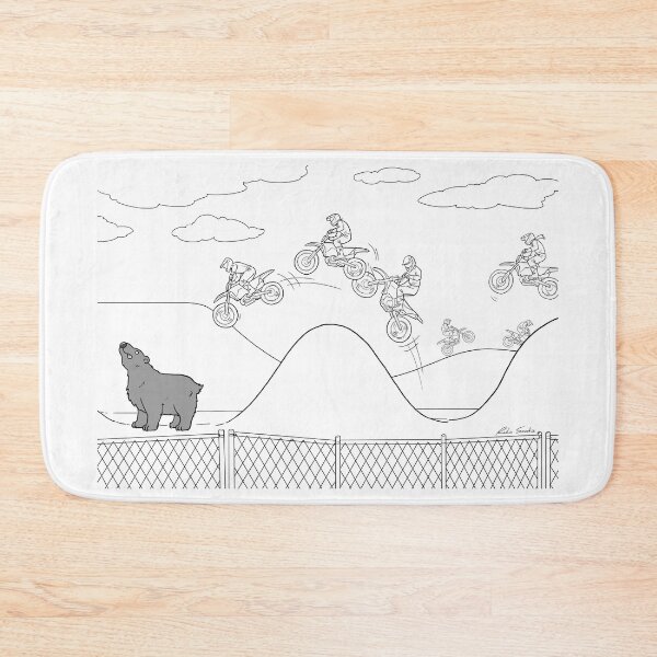 Item preview, Dumb Bear Motocross designed and sold by JadedSketch.