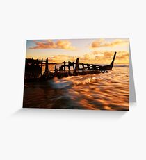 Dicky Morning Gold Greeting Card
