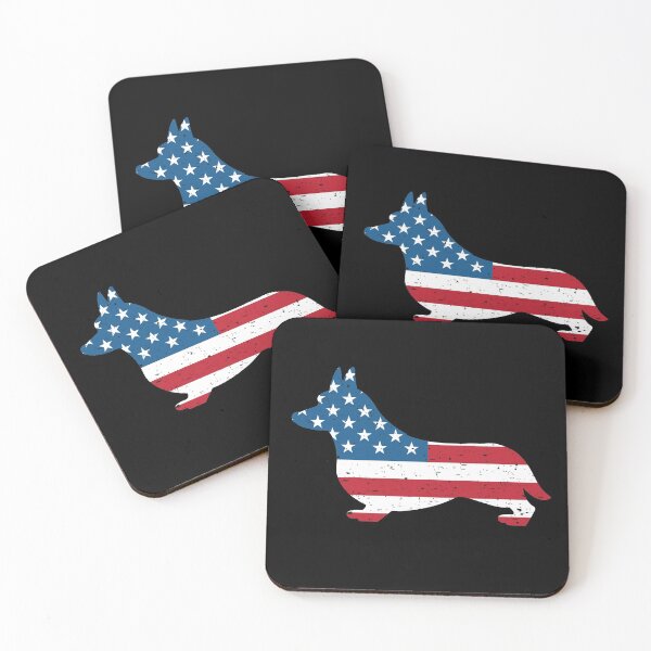 Item preview, Welsh Corgi - American Flag designed and sold by mivanjanko.