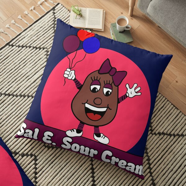 Sal E. Sour Cream Floor Pillow