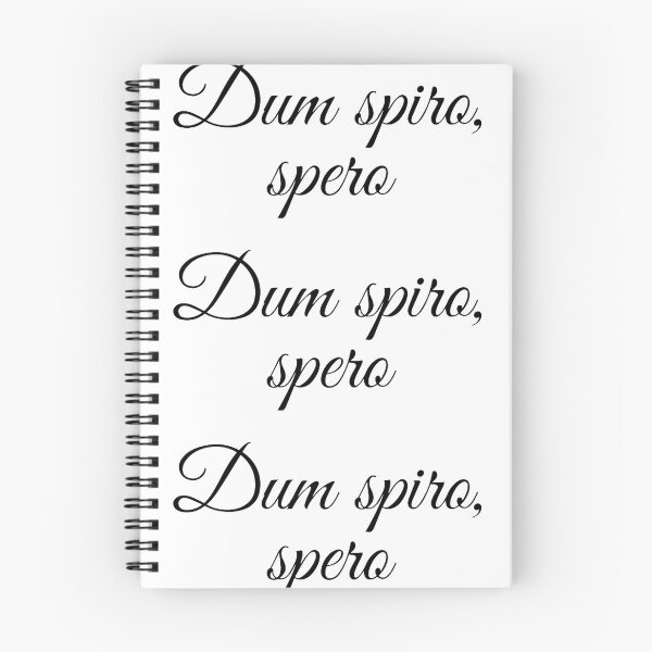 Item preview, Latin utterances (Dum spiro, spero.)  "While I breathe, I hope." designed and sold by KiseijuuYa.