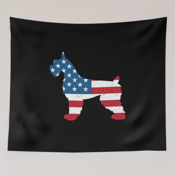 Artikelvorschau, Riesenschnauzer - Amerikanische Flagge entworfen und verkauft von mivanjanko.