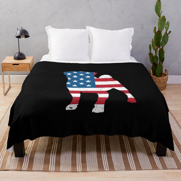 Item preview, Pug - American Flag designed and sold by mivanjanko.