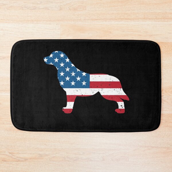 Artikelvorschau, Golden Retriever - Amerikanische Flagge entworfen und verkauft von mivanjanko.