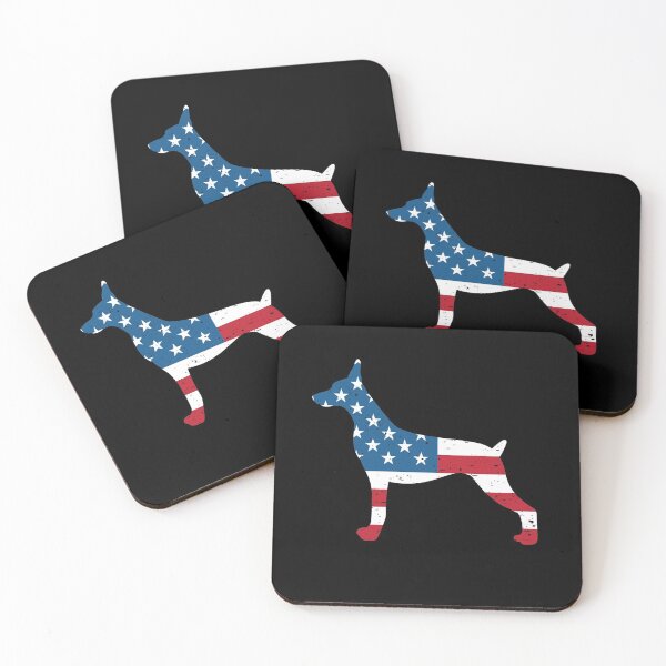 Item preview, Doberman Pinscher - American Flag designed and sold by mivanjanko.