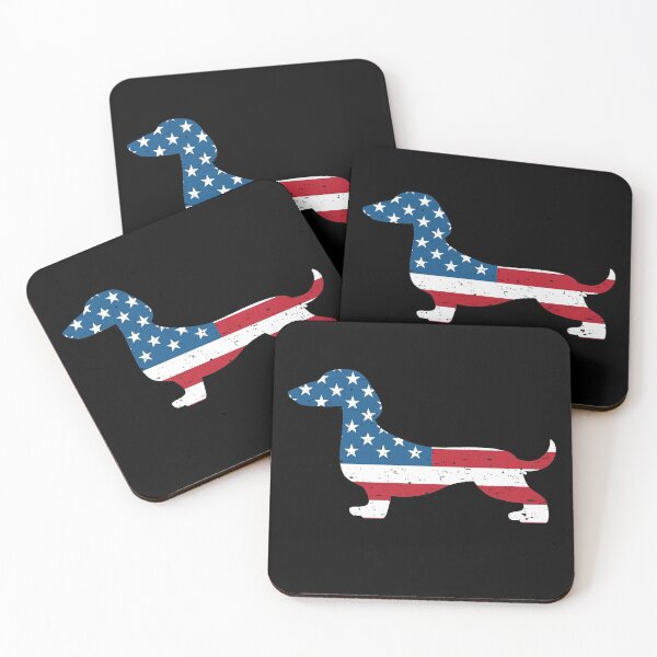 Item preview, Dachshund - American Flag designed and sold by mivanjanko.