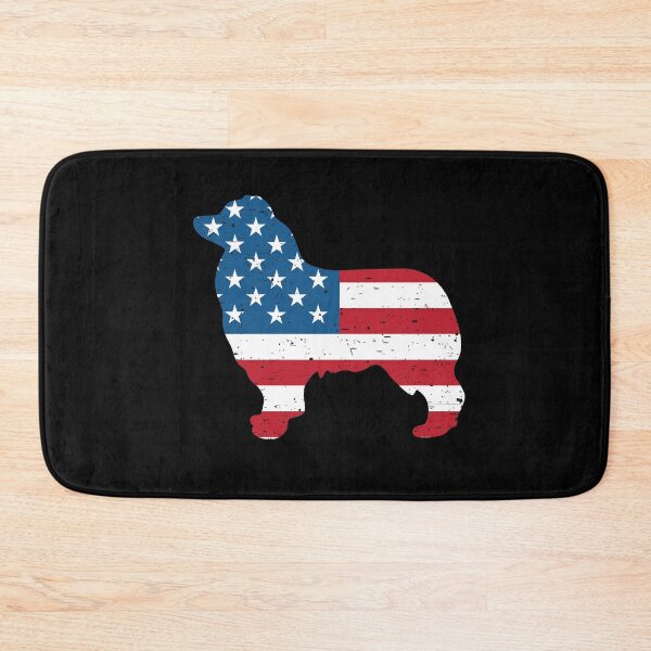 Artikelvorschau, Australischer Schäferhund - Amerikanische Flagge entworfen und verkauft von mivanjanko.