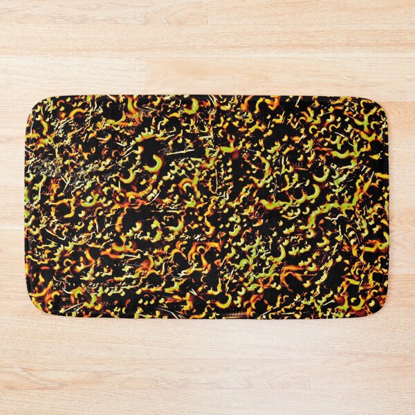Item preview, Neon sparkle abstract relief pattern red and green designed and sold by GittaG74.