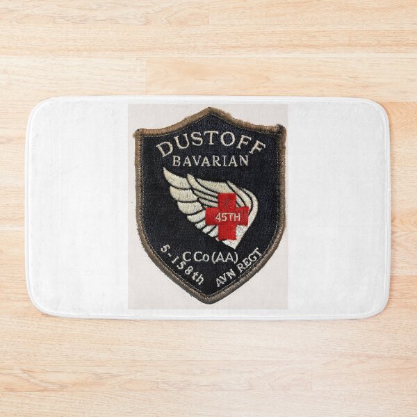 Item preview, US Army 45th C Co. 5-158th AVN REGT DUSTOFF Bavarian Patch Sticker designed and sold by MilitaryPlus.