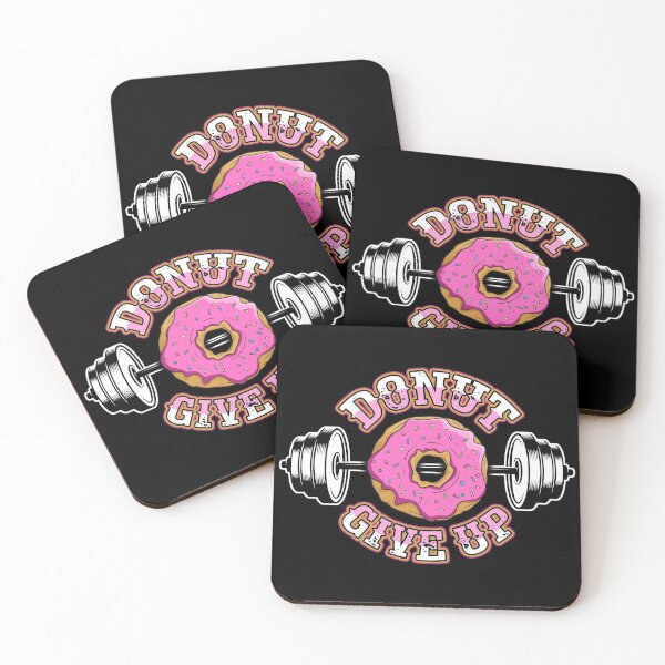 Artikelvorschau, Donut geben lustige Gym Gewichtheben Wortspiel auf entworfen und verkauft von Delightfully Cynical.