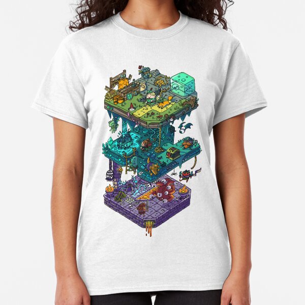 Dungeons and Isometric Dragons Classic T-Shirt