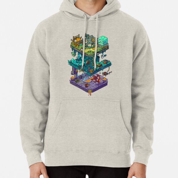 Dungeons and Isometric Dragons Pullover Hoodie