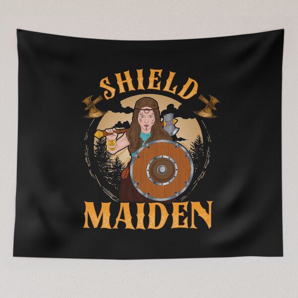 Item preview, Shield Maiden Female Viking Warrior Norse Myth designed and sold by perfectpresents.