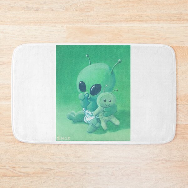 Item preview, Daryl B. Enos Fundraiser - Baby Green Alien Stuffed Animal Kids Children designed and sold by ARE416.