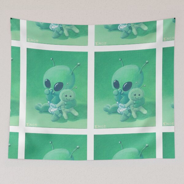 Item preview, Daryl B. Enos Fundraiser - Baby Green Alien Stuffed Animal Kids Children designed and sold by ARE416.
