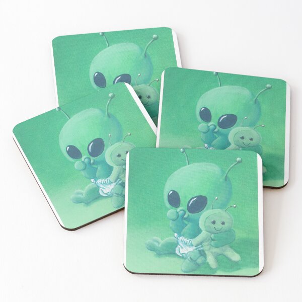 Artikelvorschau, Daryl B. Enos Spendenaktion - Baby Green Alien Stofftier Kinder Kinder entworfen und verkauft von ARE416.