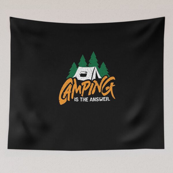 Item preview, Camping Is The Answer Design designed and sold by DNH Threads.