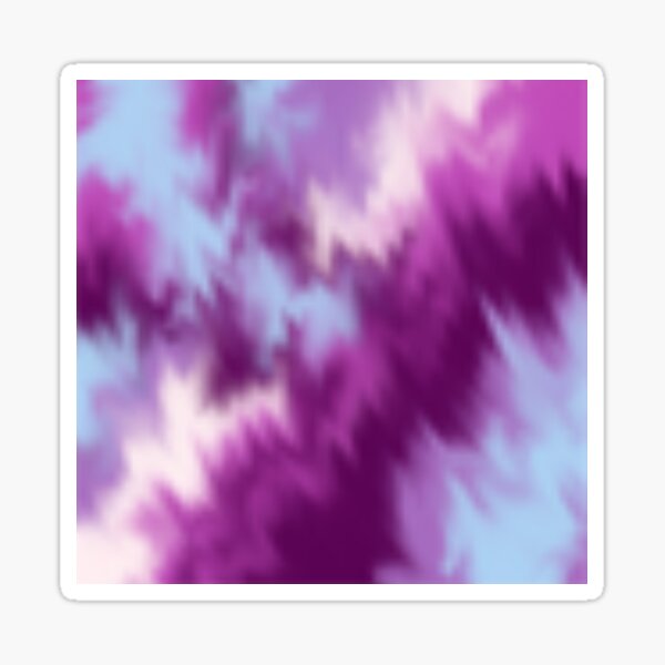"Purple and Blue TieDye" Sticker by alyssaricks Redbubble