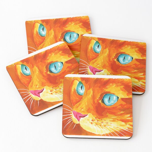 Item preview, Fiery cat designed and sold by hennawheaton.
