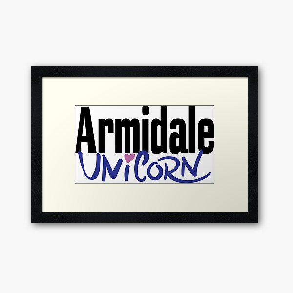 Armidale Unicorn New South Wales Australia Raised Me Framed Art Print