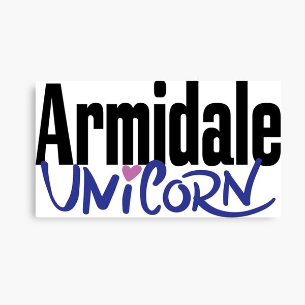Armidale Unicorn New South Wales Australia Raised Me Canvas Print